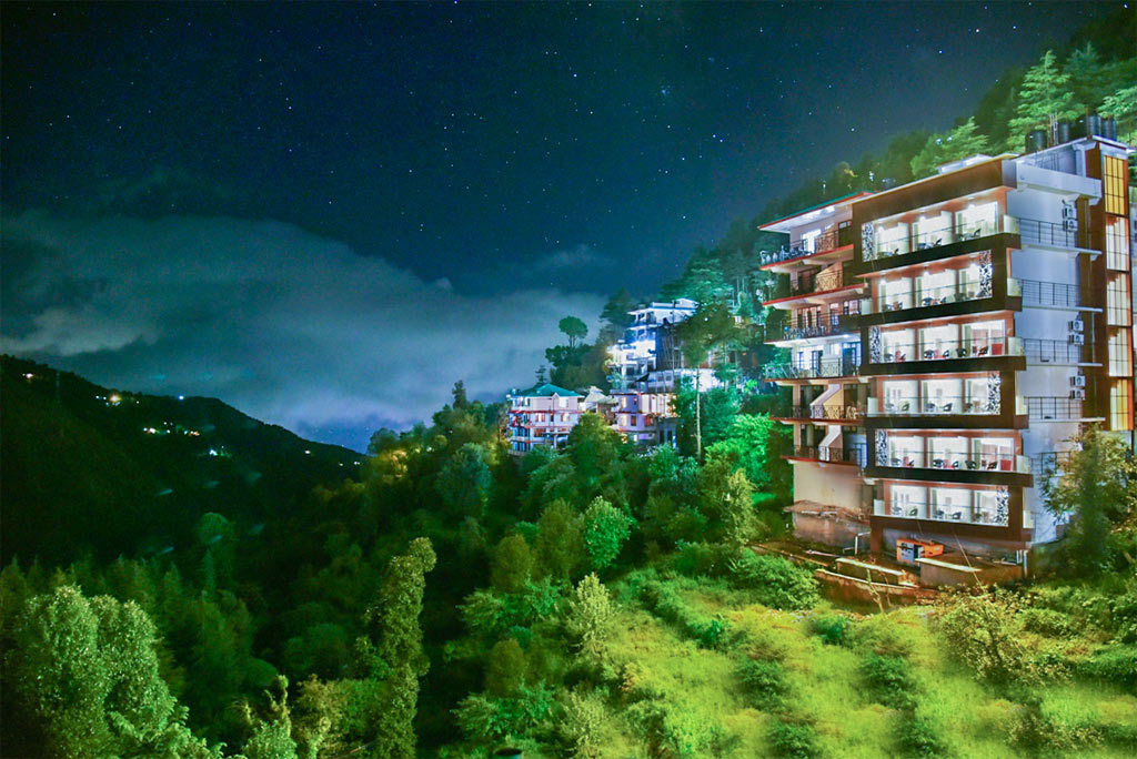RV Inn Dharamshala, nestled in the hills of Bhagsu Nag